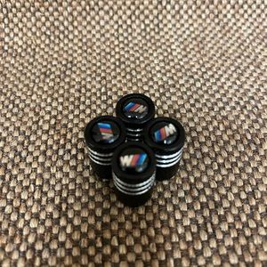 BMW Motorsport valve stem cap covers